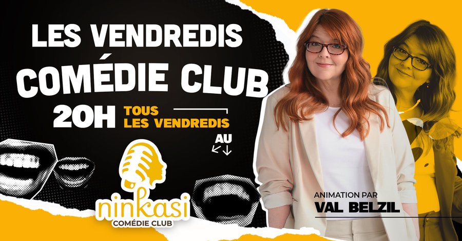 Affiche : Vendredis Comédie Club