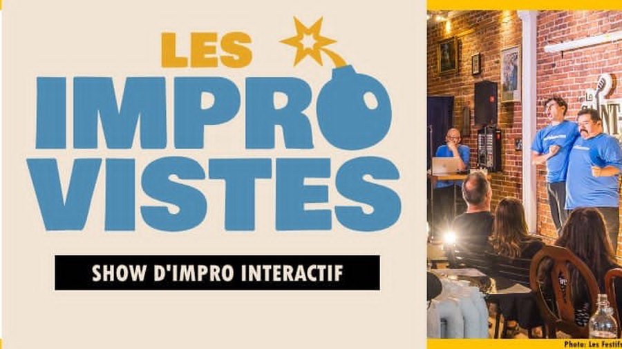 Affiche : IMPRO au rez-de-chaussée : Les Improvistes!